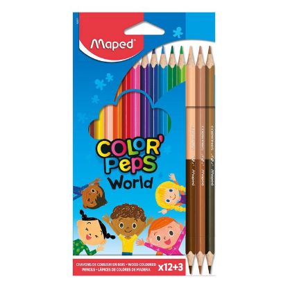 Изображение MAPED Карандаши цветные 15шт 832071