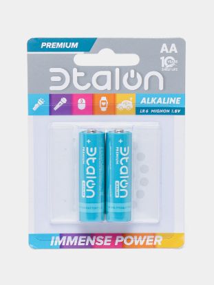 Изображение Батарейка Premium ETALON LR6 (AA) 2BL