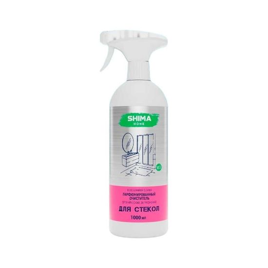 Изображение SHIMA HOME GLASS&MIRROR CLEANER Парфюмированный очиститель органических загрязнений 1л
