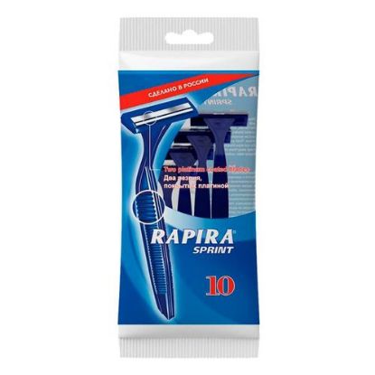 Изображение Одноразовый бритвенный станок "Рапира" Спринт 10шт.