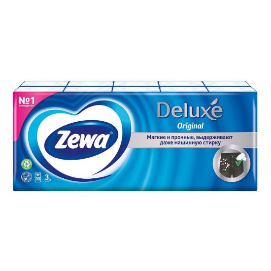 Изображение Салфетки бумаж. Zewa Deluxe Original HA 24/10x10 3p FSC
