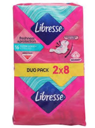 Изображение Гигиенические женские прокладки LIBRESSE Ultra Long w 12x(2x8)p East