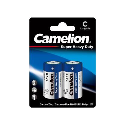 Изображение CAMELION SUPER HEAVU DUTY батарейка C 2 шт R14-BP2B