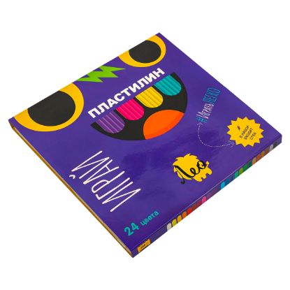 Изображение LEO Пластилин классический 480г 24цв LPMC-0124