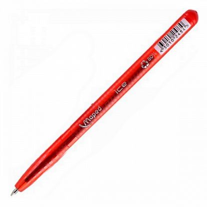 Изображение Ручка шариковая MAPED ICE 80% Red
