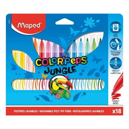 Изображение Фломастер MAPED 18цветов 845421