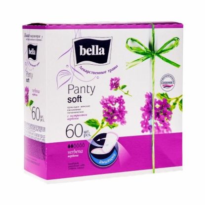 Изображение Ежедневные прокладки Bella PANTY SOFT Verbena по 60 шт в карт.уп.