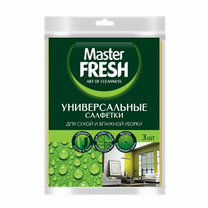 Изображение MF Универсал салфетки для уборки (вискоза 30*38 см), 3 шт.