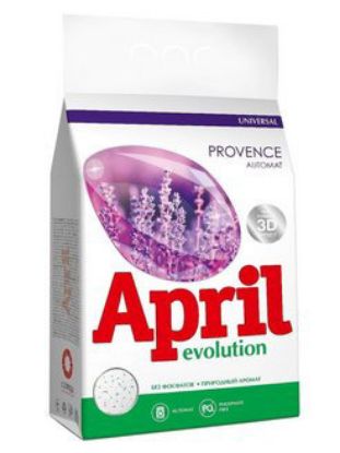 Изображение Средство моющее синтетическое порошкообразное универсальное "April Evolution автомат Provenсe", 3 кг