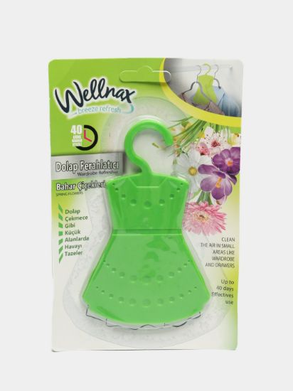 Изображение WELLNAX Листовый освежитель для гардероб Роза 20г