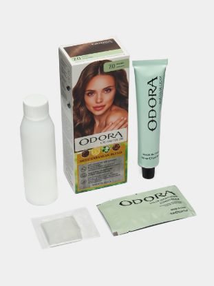 Изображение Краска для волос Odora Kit 50 Ml 7.0 цвет: капучино
