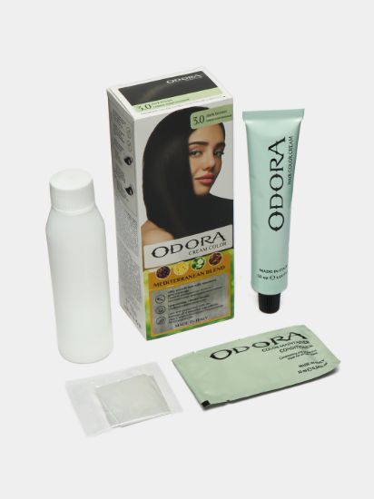 Изображение Краска для волос Odora Kit 50 Ml 3.0 цвет: темно-каштановый