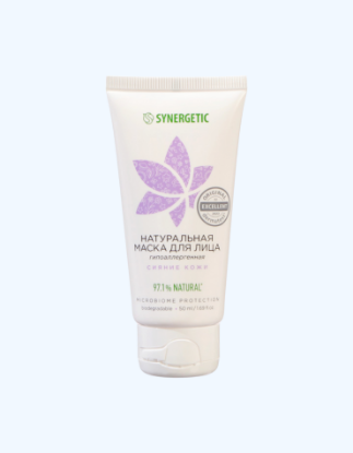 Изображение Натуральная маска для лица SYNERGETIC Сияние кожи 50мл