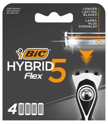 Изображение Бритвенные станки со сменяемыми лезвиями, марки "BIC" SH HYBRID 5 CARTRIDG B4 EU