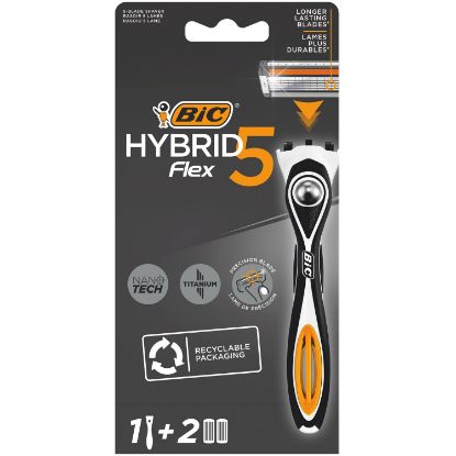 Изображение Бритвенные станки со сменяемыми лезвиями, марки "BIC" SH BIC HYBRID 5 B2 10 EU