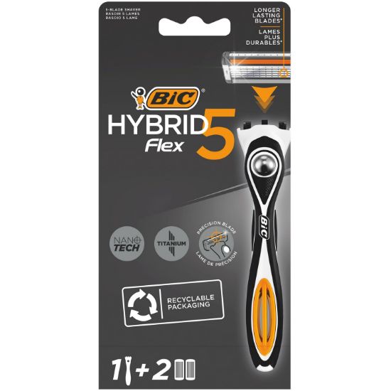 Изображение Бритвенные станки со сменяемыми лезвиями, марки "BIC" SH BIC HYBRID 5 B2 10 EU