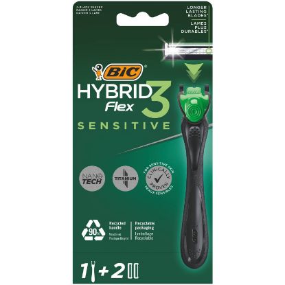 Изображение Бритвенные станки со сменяемыми лезвиями марки "BIC" HYBRID SENS B4 10 EU