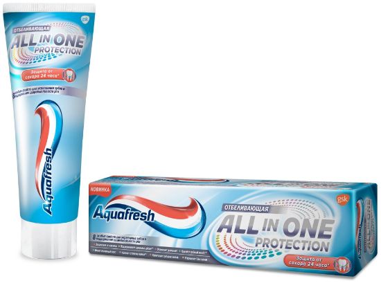 Изображение Зубная паста AQUAFRESH ALL IN ONE PRO WHITENING TB 100ML
