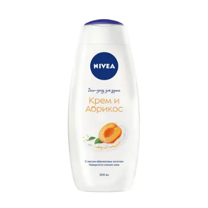Изображение Nivea Гель-уход для душа "Крем и Абрикос" марки "Nivea" 500 ml