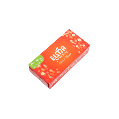 Изображение Салфетки V (в коробочной упаковке) Elma 90 шт (307)