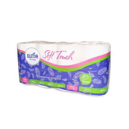 Изображение Туалетная бумага Elma Soft Touch (EURO) 8шт(112)
