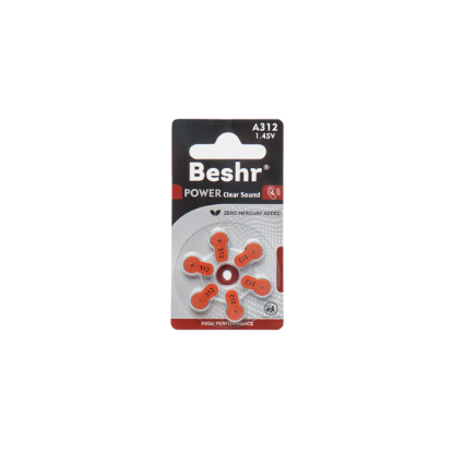 Изображение Батарейка BESHR CLEAR SOUND 312 6B