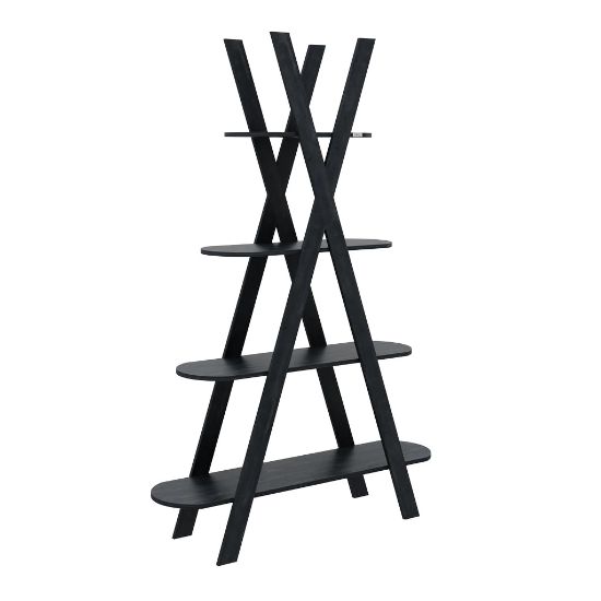 Изображение Книжная полка YOLKA 120X33X183 овальная UK