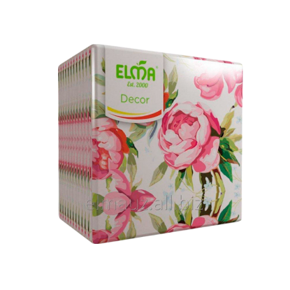 Изображение Салфетки ELMA DECOR 33х33 25шт
