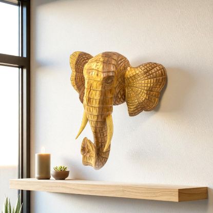 Изображение Слон настенный ELEPHANT HEAD B