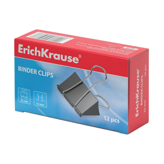 Изображение 25087 Зажимы для бумаг ErichKrause®, 25мм
