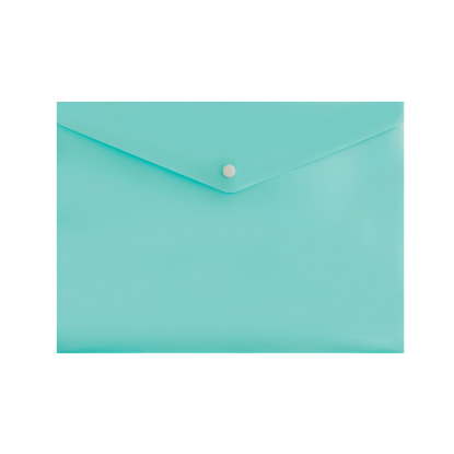 Изображение Premium Папка-Уголок Пластиковая А4ф Hatber 180мкм -Непрозрачная- NEWtone PASTEL Незабудка (с ед.