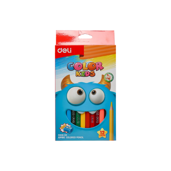 Изображение DELI карандаш цветной 12цв C00600