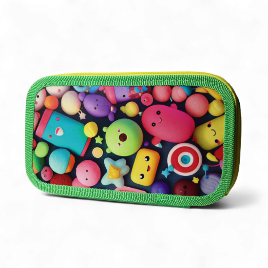 Изображение Пенал двухсекционный большой тканевый торец 190/105 (30) ПО-090-ЯРКИЕИГРУШКИ