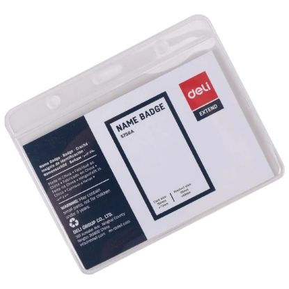 Изображение DELI Бейджик 95X68 50шт 5756