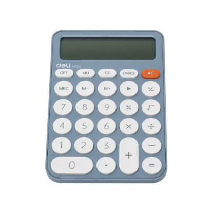 Изображение DELI Калькулятор  синий М124