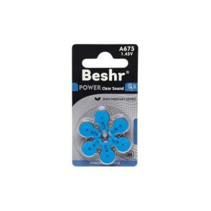 Изображение Батарейка BESHR CLEAR SOUND 675 6B