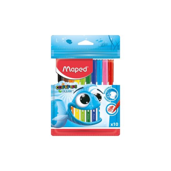Изображение Фломастер MAPED 10цветов 845724