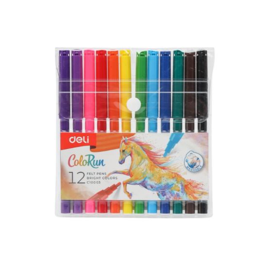 Изображение DELI фломастер 12цв C10003