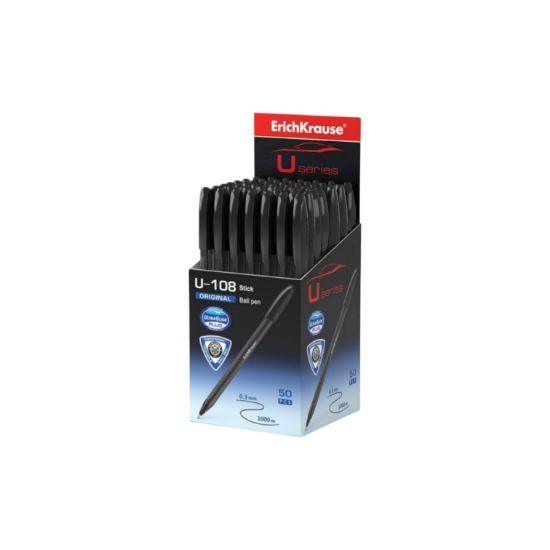 Изображение ERICHKRAUSE ручка шариковая STICK 1.0 мм ULTRA GLIDE чёрный 47596