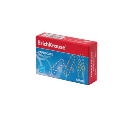 Изображение ERICHKRAUSE Скрепки металлические 50мм 100шт 7857