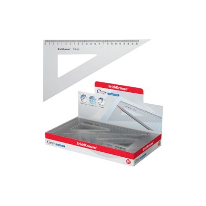 Изображение ERICHKRAUSE угольник пластиковый 22,5 см 39085