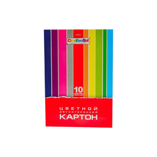 Изображение HATBER VK Набор картоне цветной 10л 10цв 070867