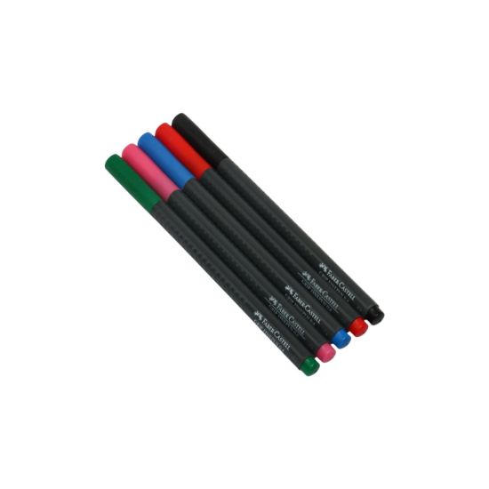 Изображение FABER-CASTELL Фетровая ручка 5цв 5020151604000
