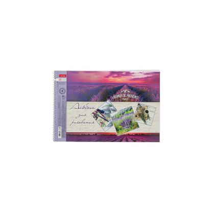 Изображение Hatber Альбом для рисования 48л А4 Лавандовые поля 26231