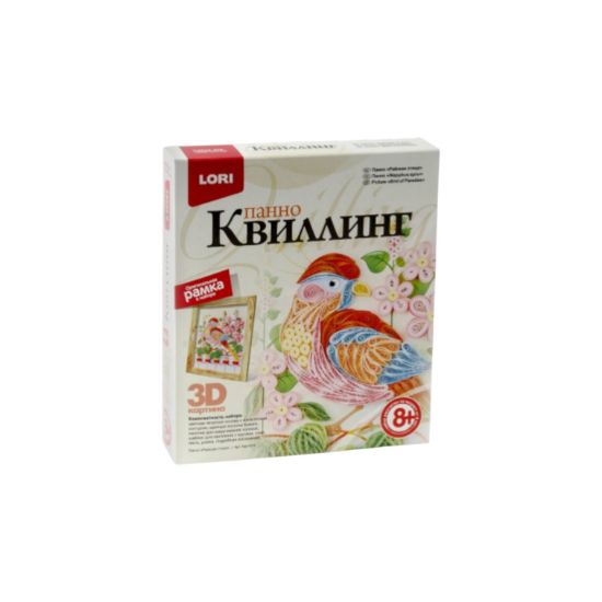 Изображение LORI Квиллинг. Панно "Райская птица" КВЛ-024