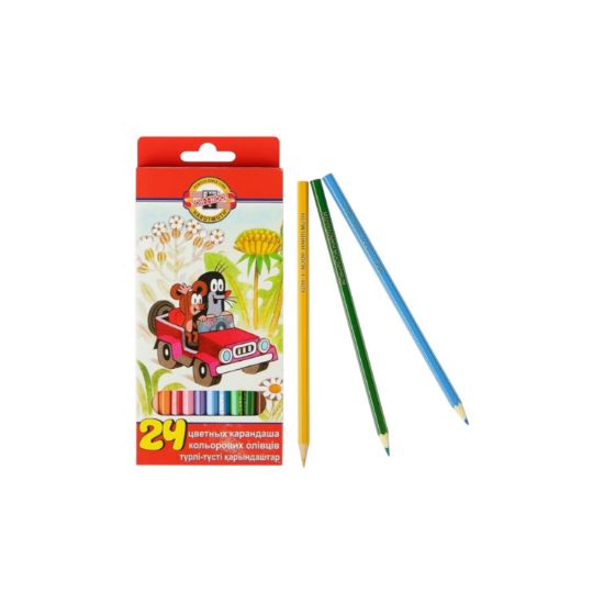 Изображение KOH-I-NOOR Цветные карандаши 24 цв 3654