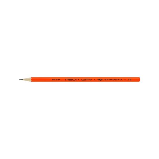Изображение NEON WAY Карандаш графитный неон с полосками на ребрах TM 1553