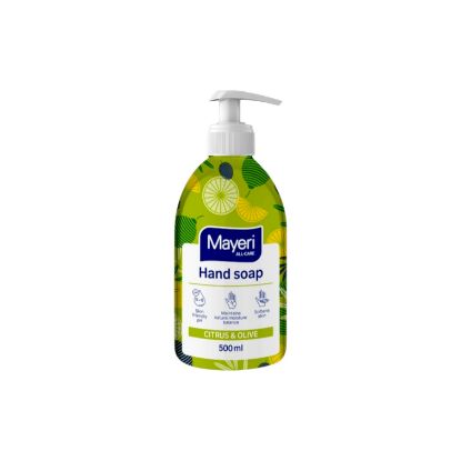 Изображение MAYERI ALL-Care жидкое мыло Цитрус и Оливки, 500мл с дозатором,