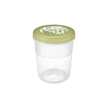 Изображение БАНКА С ЗАВИНЧИВАЮЩЕЙСЯ КРЫШКОЙ С ДЕКОРОМ 1,2Л