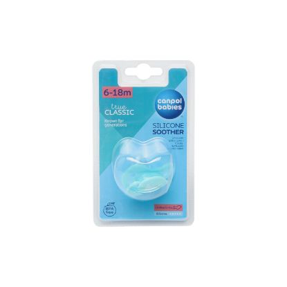 Изображение CANPOL BABY Пустышка силиконовая 0-6 6-18 м